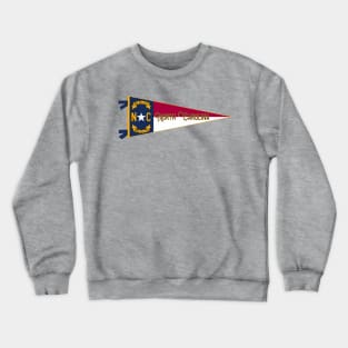 North Carolina Flag Pennant Crewneck Sweatshirt